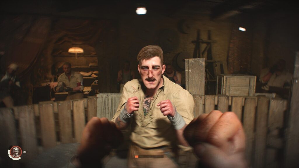 Indiana Jones combat un fasciste dans une arène