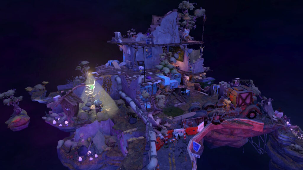 Le diorama d'un niveau de Gloomy Eyes