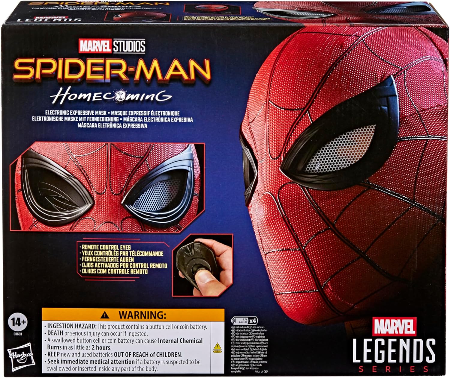 MARVEL - MASQUE SPIDER-MAN FX LUMINEUX - JOUER À FAIRE SEMBLANT / Costumes