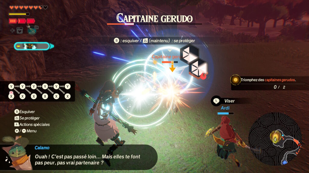 Un combat dans Hyrule Warriors Les Chroniques du Sceau