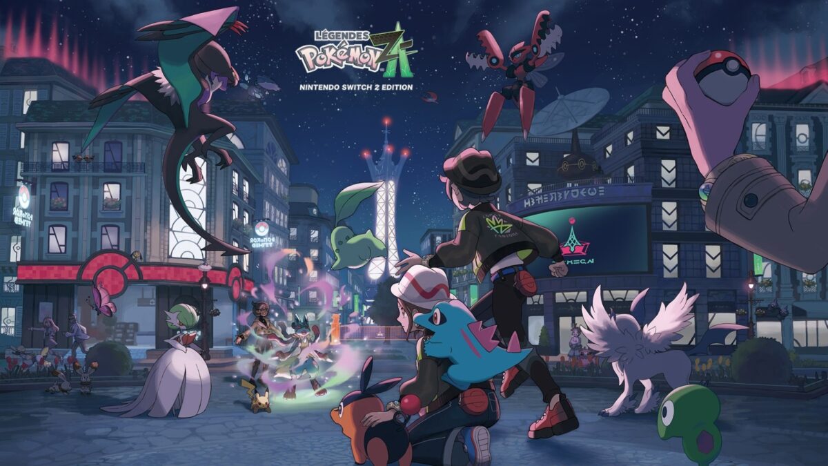 L'écran titre de Légendes Pokémon Z-A