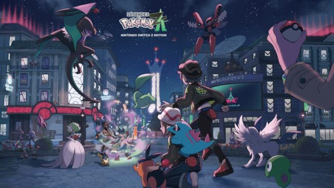 L'écran titre de Légendes Pokémon Z-A