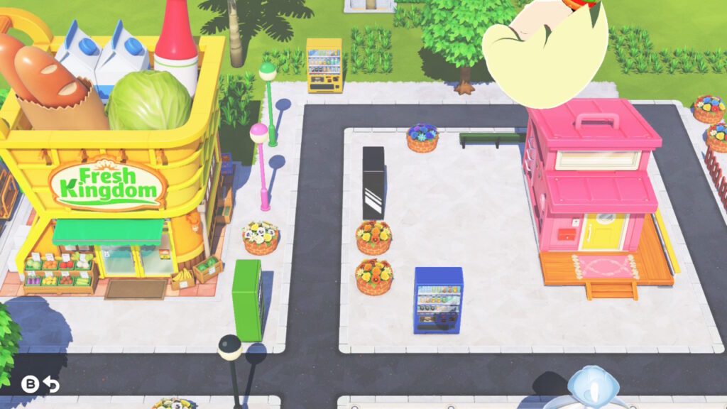 Une partie de la carte de Tomodachi Life