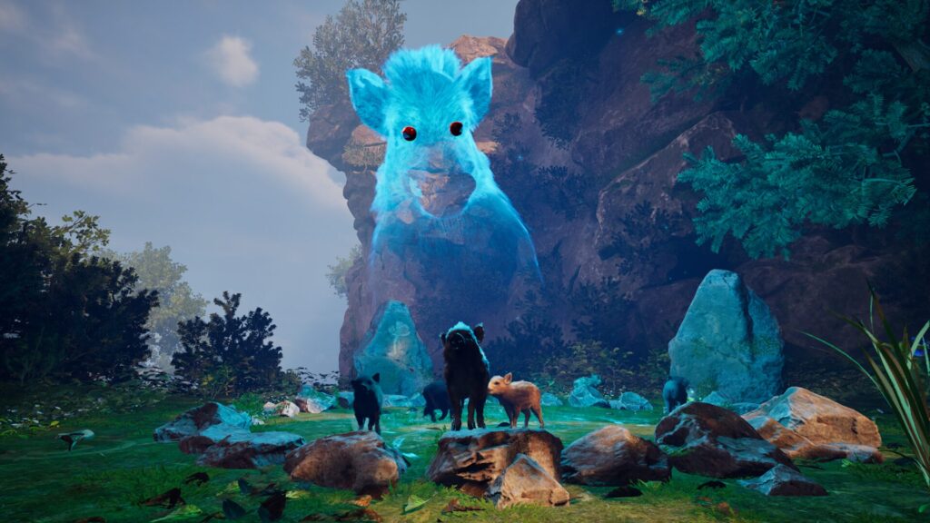 Boris invoque un esprit dans Adorable Adventures
