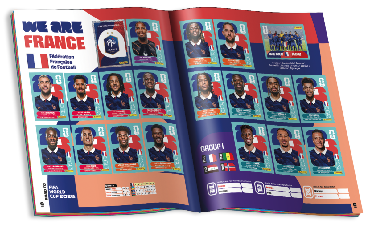 panini coupe du monde de football 2026