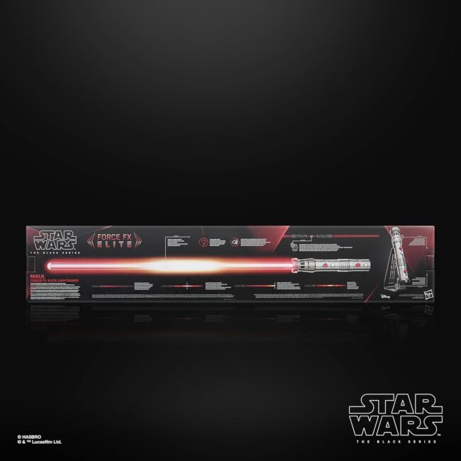 sabre laser officiel de Dark Maul, dans Star Wars