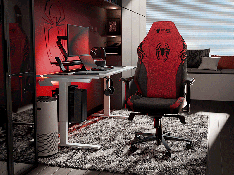 siège chaise gaming spider-man marvel