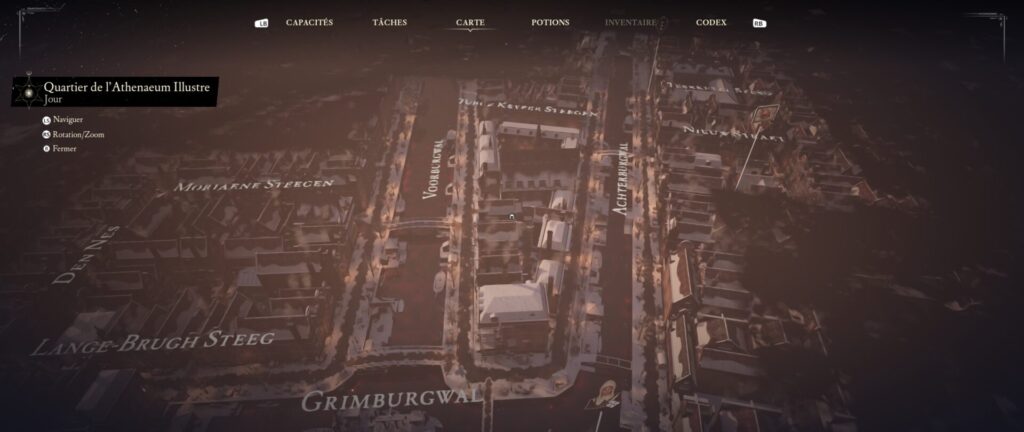 La carte de la ville d'Amsterdam dans 1666 Amsterdam