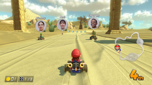 mario kart 8 deluxe jouable jusqu'à huit joueurs en même temps en local