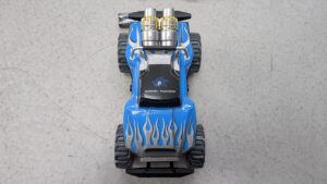 Le Monster Truck Sonic vu de haut