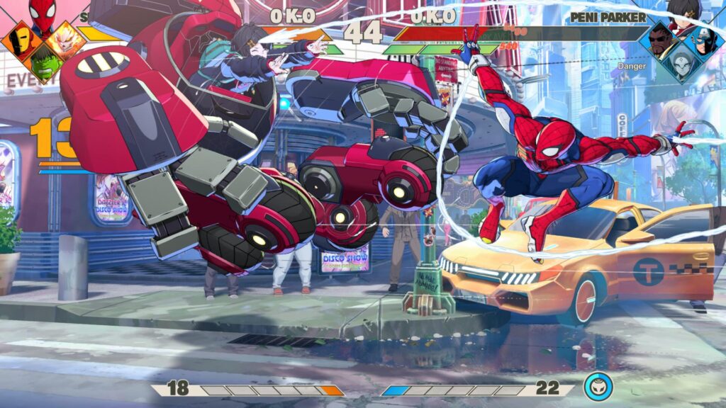 Spider-Man vs Peni Parker dans Marvel Tokon