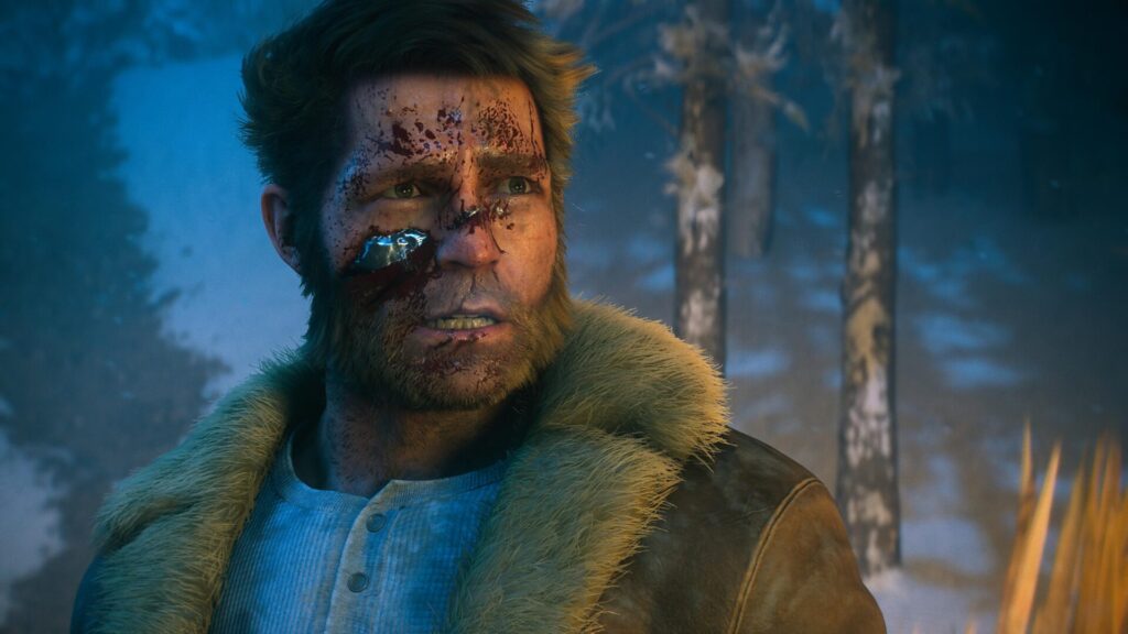 Wolverine avec le visage déchiqueté
