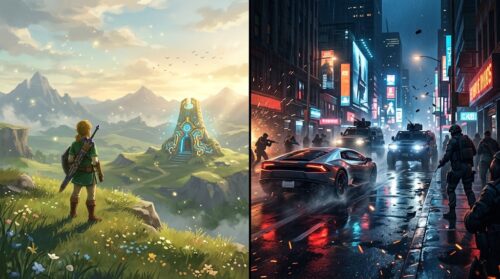 zelda vs cod vs gta